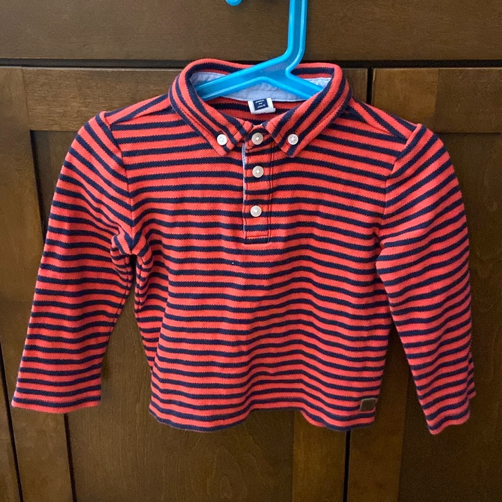 Janie and Jack long sleeve polo size 2T